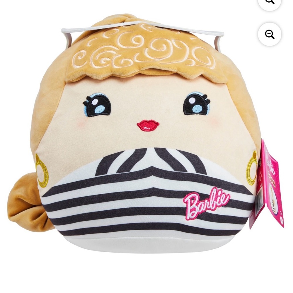 ❤️Barbie Cuutopia Plush, 10-inch Soft Pillow Doll with Chevron Swimsuit NWT